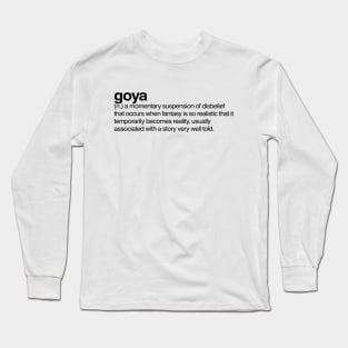 Goya Long Sleeve T-Shirt